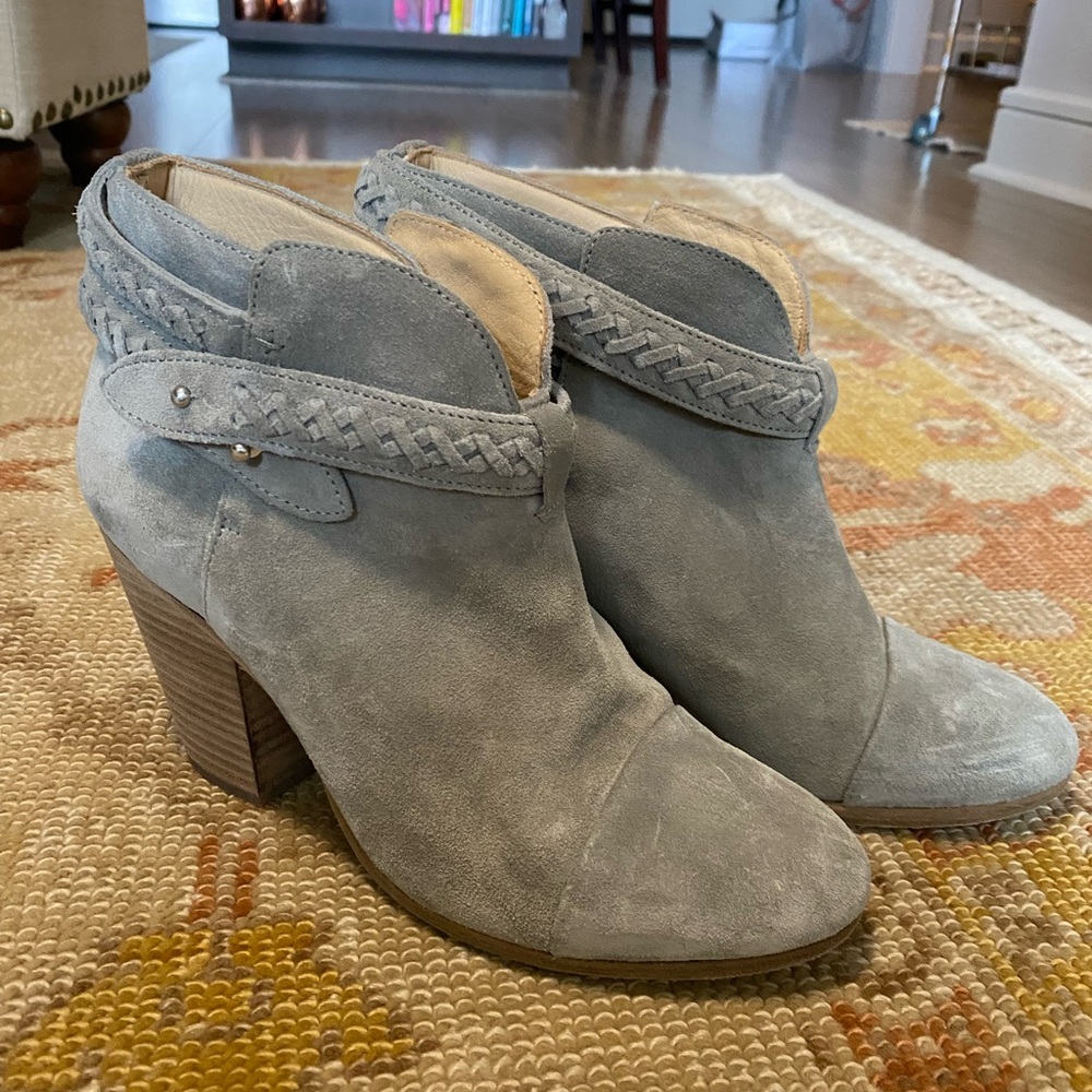 Rag & Bone Harrow Booties Gray